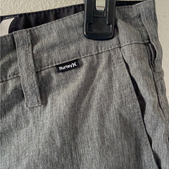 Hurley Men's Gray Flat Front Shorts - Picture 6 of 9